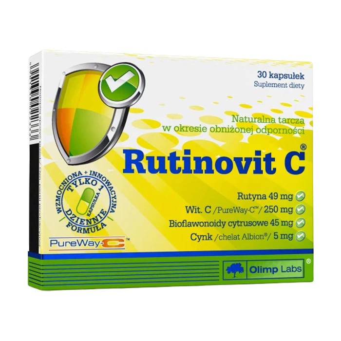 Рутин та вітамін С Olimp Sport Nutrition Rutinovit C, 30 капсул